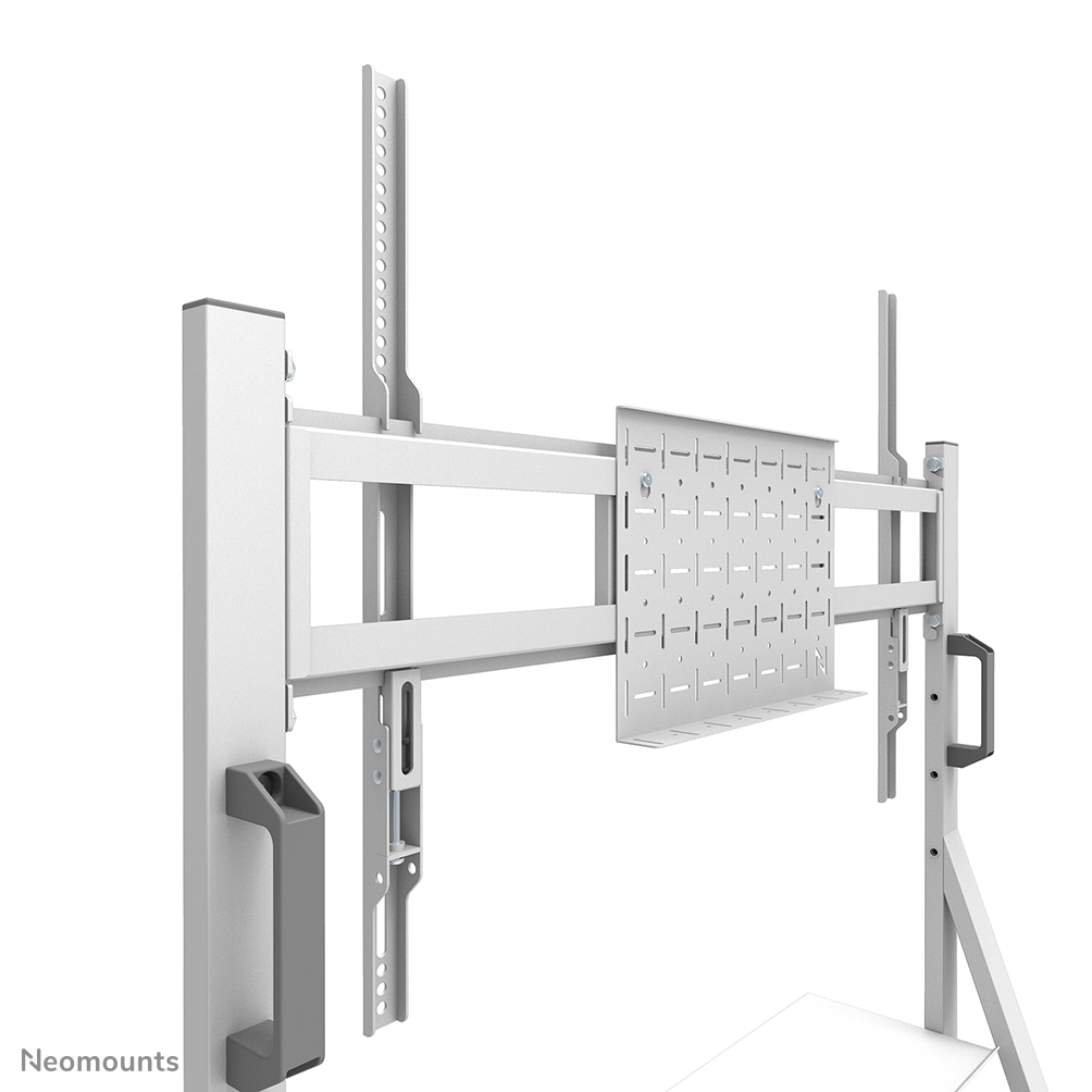 Neomounts FL50-525WH1 Support au sol mobile pour écran 55-86" - étagère multimédia incluse - installation rapide - TÜV
